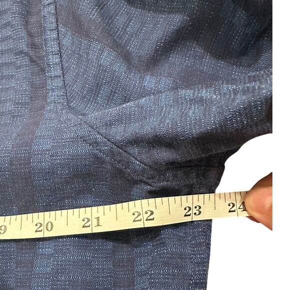 Robert Graham Woven Button Up Long Sleeve Shirt Blue Striped, size L - Picture 3 of 9